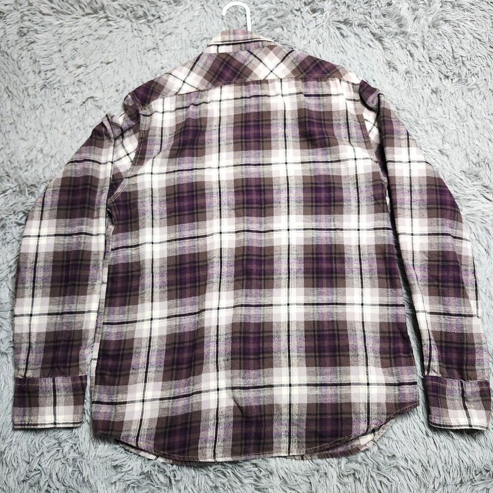 Jachs Flannel Shirt Mens XXL 2XL Purple Plaid‎ Y2K Long Sleeve Streetwear Skater - Picture 2 of 10